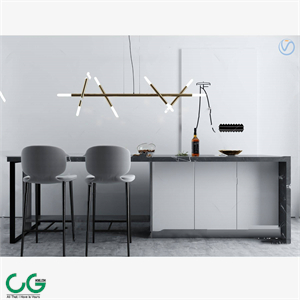 3d model of modern marble bar